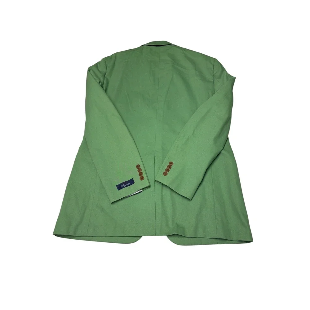NWT Brooks Brothers 1818 Fitzgerald Green Cotton Sport Coat Blazer Mens 44L